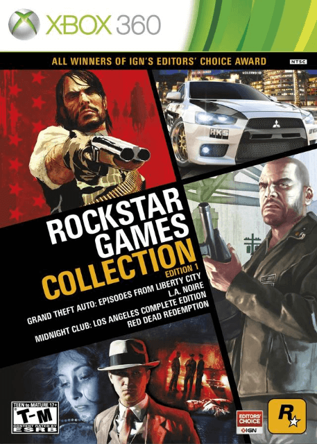 Rockstar Games Collection: Edition 1 box art for Xbox 360